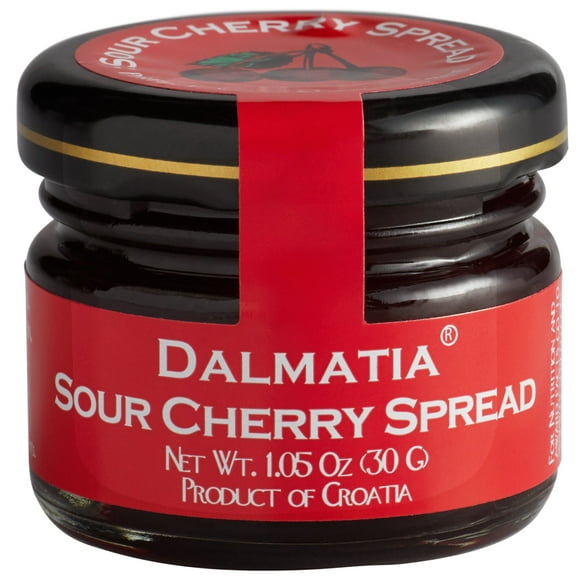 Dalmatia 1,05 oz Sure Pot de Pâte à Tartiner aux Cerises - 30/boîte