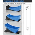 thumbnail image 4 of RV Leveling Blocks Ramp Kit, 2 Packs Camper Leveler System for Travel with Two Chocks, 2 Anti-Slip Mats, 1T Bubble Level and Carry Bag, Up, 4 of 7