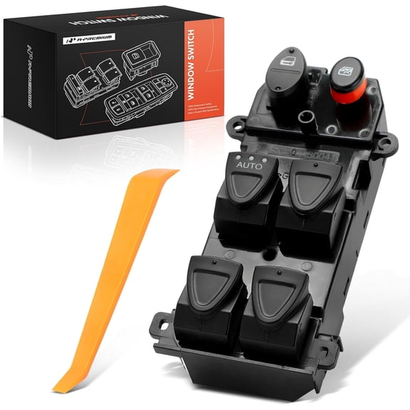 A-Premium Power Window Switch Compatible with Honda Civic 2006-2011 Front Left Driver Side