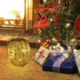 thumbnail image 4 of Fall Mercury Glass Light up Pumpkin Decor Fall Decoration for Home Thanksgiving Lamps for Festive Decoration Halloween Decorations Starry Night Pumpkins Tabletop Centerpiece Fall Home Decor, 4 of 10