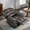Grey（Upgrade）, variant on W WARMHOL Lay Flat Sleeping Dual Motor Electric Lift Recliner w/Heat Massage for Big People, Large Infinite Position Reclining Chair Up to 350 LBS for Living Room, 2 Remote Controls/USB Port, Brown