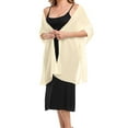 thumbnail image 2 of Seductiva Women's Neckerchief Shawls and for Evening Dresses Chiffon Women Elegant Soft Silky Wedding Bridal Scarf A Shawl 1PC, 2 of 5