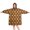 Plaid Pumpkin Halloween, variant on Wearable Oversized Blanket,Plaid Pumpkin Halloween Pattern Wearable Blanket Hoodie for Adults,Cozy Hooded Blankets with Super Pockets,Super Warm Fuzzy Pullover for Women & Men