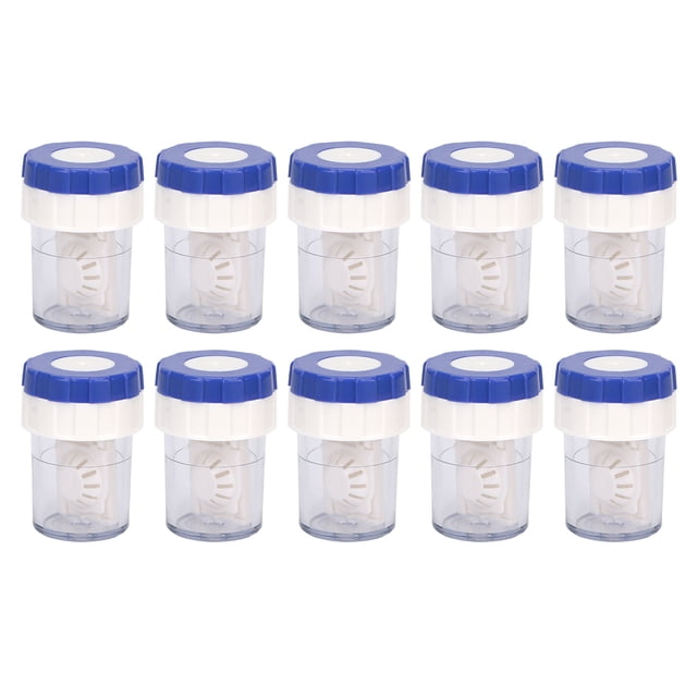 Contact Lens Washer, Cute Professional Rotation 10pcs Contact Lens Cleaner ABS For Home Blue,Pink,Orange
