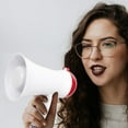 thumbnail image 2 of HLONK Handheld Megaphone Portable Speaker Wireless Voice Amplifier Convenient Loudspeakers Mini Abs, 2 of 6