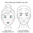 thumbnail image 6 of Jade Roller & Gua Sha Set Face Roller and Gua Sha Facial Tools for Skin Care Routine and Puffiness-Green, 6 of 6