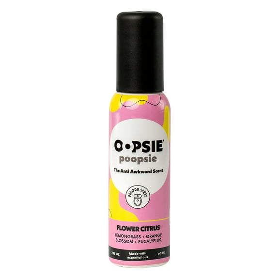 Toilet Spray Flower Citrus Single Bottle 2oz