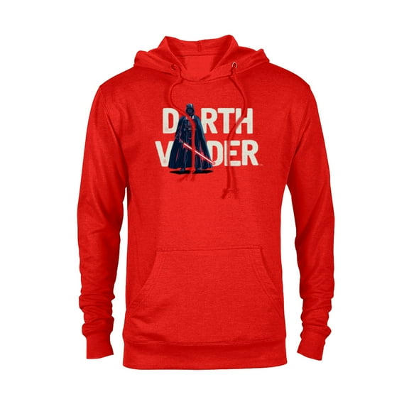 Star Wars Darth Vader Letter Replacement - Pullover Hoodie for Adults – Customized-Red Heather