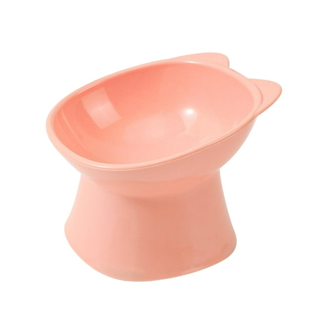 Cuencos para gatos jinwen Apto para bigotes Menos Rosa