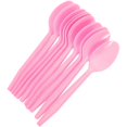 thumbnail image 5 of 100 Pcs Durable Pink Plastic Dessert Spoons for Daily Use Party Tableware Lightweight and Portable, 5 of 5