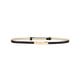 thumbnail image 1 of Cinturón de cintura de cuero sintético para mujer con hebilla de gancho de metal rectangular negro 55-95cm/21.65-37.4", 1 of 6