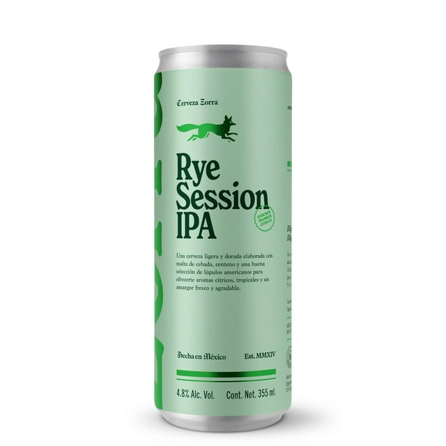 Pack de 24 Cerveza Zorra Rye Session Ipa 355 ml 1