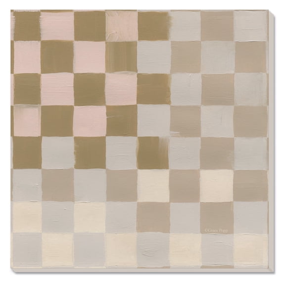 Thirstystone Checkers Decorative Cork Backed Stone Trivet 8" Square