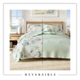 thumbnail image 5 of Coastal Quilt Set - Lightweight, Soft, All-Season - 3-Piece Reversible Bedding Set (King / California King, Fish & Coral), 5 of 6