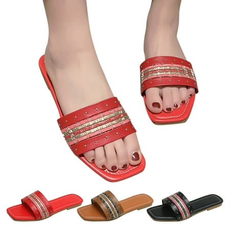 

eczipvz Women S Sandals Sandals For Women Closed Toe Braided Womens Fisherman Sandals Comfortable Women s Flats Shoes Khaki
