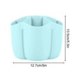 thumbnail image 3 of Large Capacity Cute Rotating Pen Holder Desktop Stationery Box School Office Desk Stationery Storage Box Makeup Brush Organizer, 3 of 7
