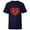 Navy, variant on Marvel Spider-Man Sixties Heart Mask Logo - Short Sleeve T-Shirt for Kids - Customized-White