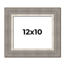 12x10 Frame Grey Real Wood Picture Frame Width 2.75 Inches | Interior Frame Depth 0.5 Inches |