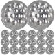 thumbnail image 2 of 20pcs Escargot Baking Dishes Escargot Tinfoil Trays Snail Serving Trays Tinfoil Snail Pans, 2 of 5