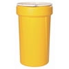 Eagle Manufacturing 55 gal Yellow Plastic Open-Head Tapered Lab Pack Drum - Plastic Lever Lock