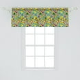 thumbnail image 2 of Ambesonne Car Race Track Window Valance, Roads Activity, 54" X 18", Multicolor, 2 of 3