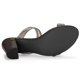 thumbnail image 5 of Sandalias Mules De Tiras Tacón Alto De Bloquepara Mujer Gris oscuro 37, 5 of 6