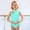 Green, variant on Girls Sleeveless Strappy Dance Romper Gymnastics Leotard with Mesh Cutout Design for Summer Performance Practice Dress Girl