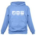 thumbnail image 1 of TeeStars - Eat Sleep Anime Cool Women Hoodie XX-Large California Blue, 1 of 6