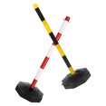 thumbnail image 2 of 2 Pcs Traffic Delineator Posts Driveway Guard Parking Cones For Drivers Training Warning Column, 2 of 6