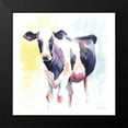 thumbnail image 2 of Valle, Aimee Del 15x15 Black Modern Framed Museum Art Print Titled - Holstein IV, 2 of 5