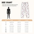 thumbnail image 3 of Fotbe Ladybugs Flying On Dotted Route Pantalones de Pijama para Mujer, Pantalones de Dormir, Pantalones Pj con Cordón y Bolsillos-X-Large, 3 of 6
