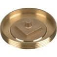 thumbnail image 3 of Oatey 42744 Cleanout Pipe Plug, 3-1/2 in, Raised Head, Brass, 3 of 3