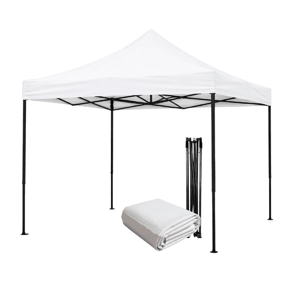 Toldo Zafir 3×3 M Blanco Con Estructura Reforzada Plegable