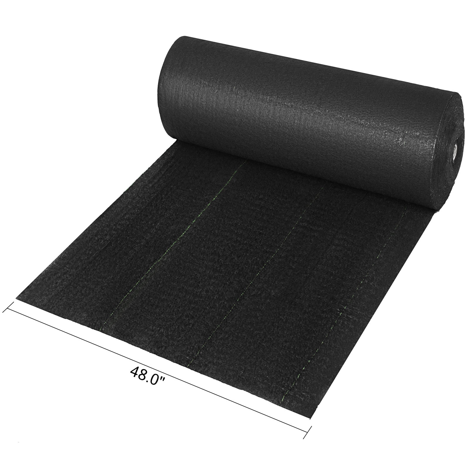 VEVOR Landscape Fabric 4ft x 250ft - Geotextile Fabric Heavy Duty 5oz - Ground Cover Non Woven for Commercial Greenhouse, Yard, Garden Barrier Cloth Blocker Mat
