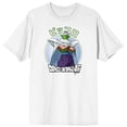 thumbnail image 5 of Dragon Ball Super Piccolo Character Circle Men's White T-shirt - 4XLB, 5 of 7