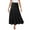 Black, variant on ZOHIUM Womens Summer Skirts Summer Skirt Women's Summer Elastic High Waist Boho Maxi Skirt Casual Drawstring A Line Long Skirt Black Skirt Flowy Skirts for Women (Black,Xl)