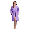 thumbnail image 5 of Women’s Lightweight Kimono Waffle Spa Robe, 5 of 6