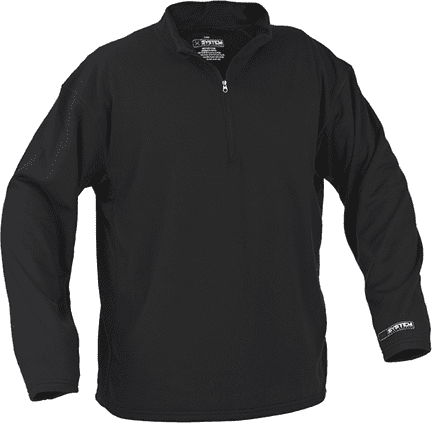 ArcticShield Midweight Fleece Black Pullover, X-System Technology X-Large by Arctic Shield
