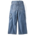 thumbnail image 2 of The Children's Place Girls Baggy Cargo Jeans, Sizes 4-16, 2 of 5
