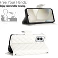 thumbnail image 4 of for Motorola Moto G Power 5G 2024 Wallet Case, Elegant Card Holder Cash Slot PU Leather Kickstand Wrist Strap Shockproof Protective Flip Women Girls Case for Motorola Moto G Power 5G 2024, White, 4 of 7