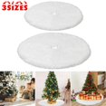 thumbnail image 2 of Árbol de Navidad, nieve, falda de felpa, Base, alfombra, cubierta, alfombra navideña, decoraciones para el hogar, Feliz Fiesta, alfombra de Navidad, suministros de decoración, 2 of 4