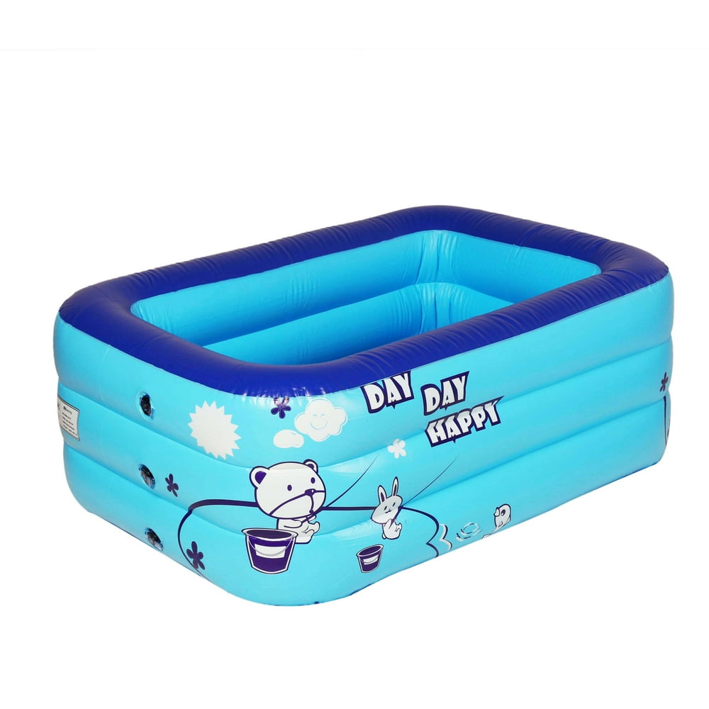 Inflatable Pool for Adults, Kids, Family Kiddie Swimming Pool Blow Up