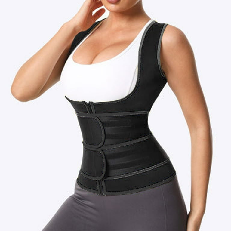 Lovskoo Plus Size Corset Belt for Women Waist Trainer Tummy Control Waist  Cincher Slim Hourglass Body Shaper Black