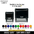 thumbnail image 3 of WTF What the F Border Outline Self-Inking Rubber Stamp Ink Stamper for Business Office - Fuchsia Ink - Small 1-1/2 Inch, 3 of 7