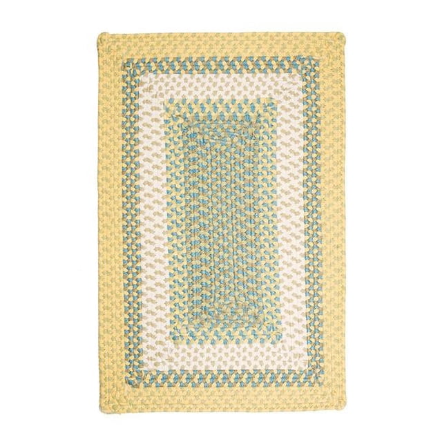 Colonial Mills MG39R060X060R 5 ft. Montego Square Braided-Texture Rug, Sundance
