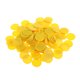 thumbnail image 1 of Juego de 100 fichas de póquer para juego de casino, fichas de borde cóncavo, Amarillo SM SunniMix fichas de bingo, 1 of 8