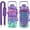 Purple water bottle mermaid, variant on Half Gallon Water Bottle with Sleeve Water Bottle 64 Oz Water Bottle with Time Marker, 1/2 Gallon Water Bottles Half Gallon Water Bottle with Straw and Gym Yoga 1/2 Gallon Water Jug for Women Mermaid