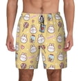 thumbnail image 3 of Uemuo Rabbit And Candy Pattern Mens Swim Trunks Quick Dry Board Shorts with Mesh Lining, Stretch Beach Shorts Quick Dry No-Chafing Board Shorts-Medium, 3 of 9