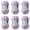 Lilac, variant on Loops & Threads Fluffy Chenille Yarn - Jumbo (7) 100% Polyester, Soft Fuzzy Yarn for Knitting & Crochet Blankets, Hats, Plushies & Sweaters, 23 yd / 10.58 oz Skein, 6 Pack