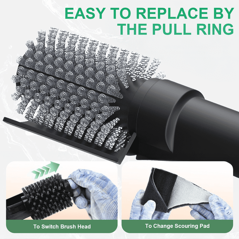 KOYMISKU Electric Grill Brush, Rechargeable 3-Speed photo 3